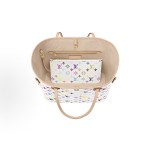 LOUIS VUITTON x Takashi Murakami NEVERFULL  联名 中号白色